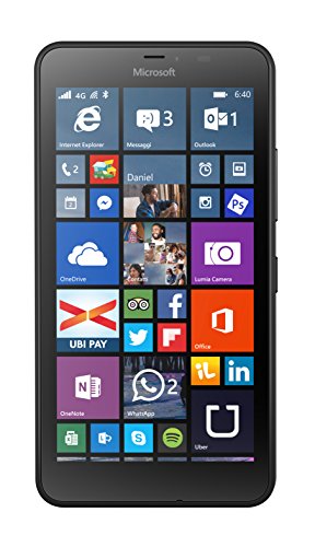Microsoft Lumia 640 XL LTE Smartphone débloqué (Ecran: 5.7 Pouces) Noir (Import Italie)