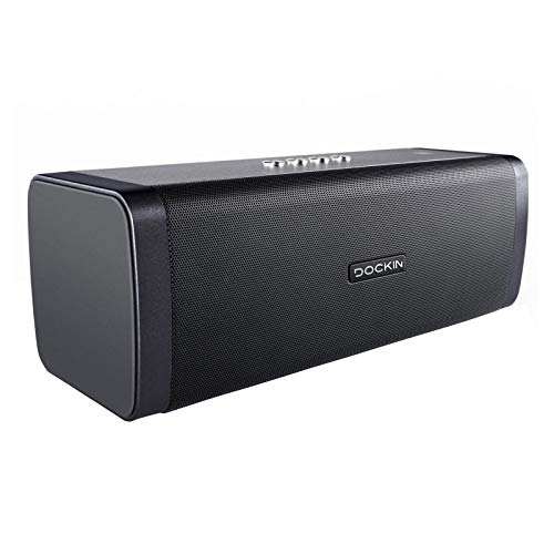 DOCKIN D Fine Enceinte Bluetooth HiFi 50W – Mini Sono Portable, Son Stéréo, Basses Puissantes et Alimentation Intégrée…