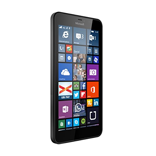 Microsoft Lumia 640 XL LTE Smartphone débloqué (Ecran: 5.7 Pouces) Noir (Import Italie)