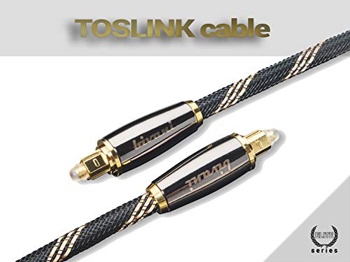 bivani Câble Toslink – 1 mètres Câble audio numérique à fibre optique et connecteurs Toslink de qualité supérieure…
