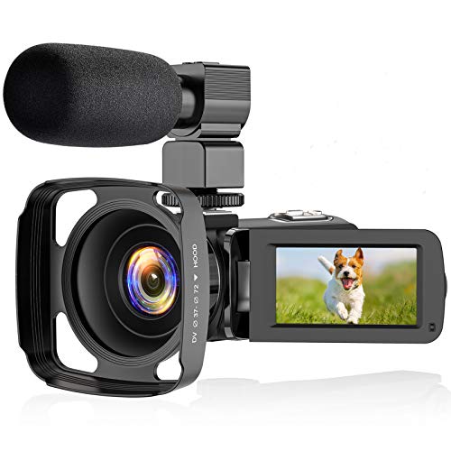 ZORNIK 2.7K Caméscope,IR Vision Nocturne Caméra Vidéo de 36 MP Numérique, Caméra de Vlog avec écran Tactile LCD de 3,0…
