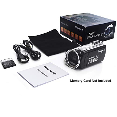 Vmotal HG8162 [Mise à Jour] 2,7K Caméscope numérique 1080P FHD / 2,7″ écran TFT LCD/caméscope Rotatif à 270 degrés Caméra pour Enfants/Adolescents/Élèves/Débutants/Les Personnes âgées Cadeau