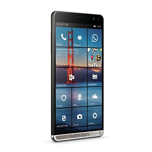 HP Elite X3 (Y1M46EA) Smartphone (écran Tactile 15,14 cm/5,96″) Amoled WQ HD, 64 Go, Dual SIM, Windows 10 Mobile, Noir/Argent