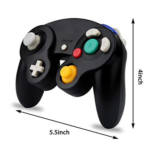 TechKen Manette Classique pour Gamecube, Contrôleur NGC Filaire GC Manette Contrôleur de Jeu Super Smash Bros Controller…