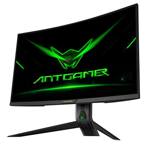 ANTGAMER Gaming M32G5Q Moniteur incurvé R1800 de 83,82 cm (32 Pouces) (QHD, Temps de réponse 1 ms, HDMI, DVI…
