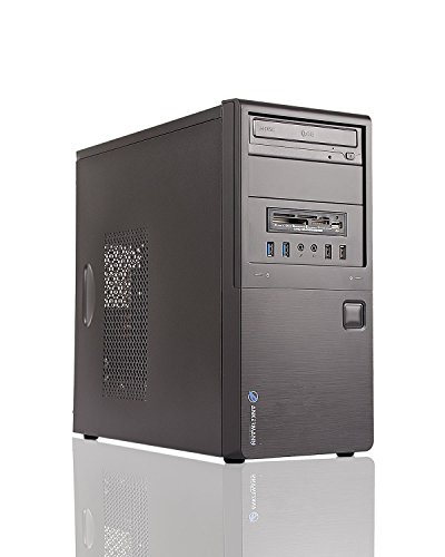 ANKERMANN Silent Desktop PC Barcelona | Intel Core i5 4570 | Intel HD Graphics 4600 | 8GB RAM | 480GB SSD | Lecteur de…