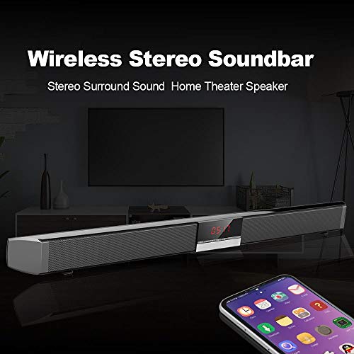 Bluetooth Soundbar Home TV Speaker Wireless Subwoofer Remote Control Stereo Surround Sound Speakers for Home Theater…