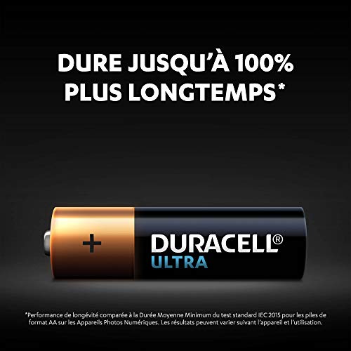 Duracell Ultra AA, lot de 12 piles
