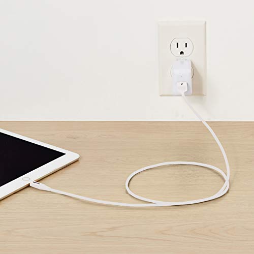 Amazon Basics Câble Lightning vers USB A pour iPhone et iPad – 0,9 m – Lot de 1 , Blanc