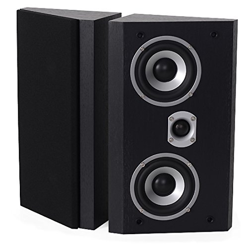 Dynavoice – Couple de Enceintes de étagère, Mur, Plafond. idéal pour Dolby Atmos. réf.: Magic FX-4. Noir.