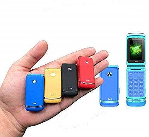JJA BROS 2020 F1 1.08″Super Petit BM70 Mini Flip en Plastique Boss Téléphone Débloqué 2G 3 en 1 Changeur De Voix Taille du Bout des Doigts Palm Téléphone (Or)