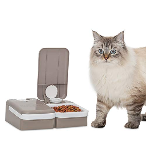 PetSafe – Distributeur de Nourriture et Croquettes Automatique pour Chats et Chien / 2 Repas