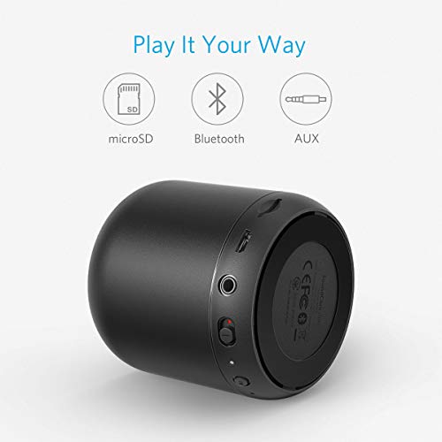 Anker SoundCore mini Enceinte Bluetooth Portable – Haut Parleur avec Autonomie de 15 Heures, Portée Bluetooth de 20…