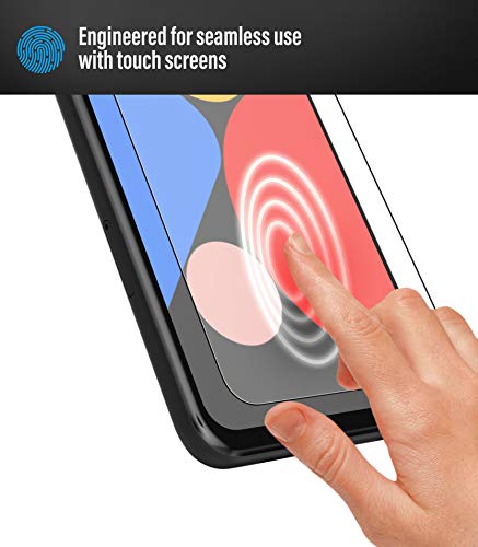 Magglass Protection d’écran en verre trempé pour Google Pixel 4a – Anti-bulles UHD – Couverture complète – Anti…