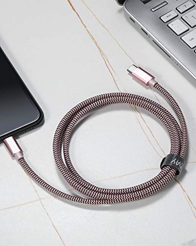 Zeuste Câble USB C vers Lightning[Certifié de MFi]1,5m en Nylon Tressé Charge Rapide Compatible avec iPhone 11 Pro…