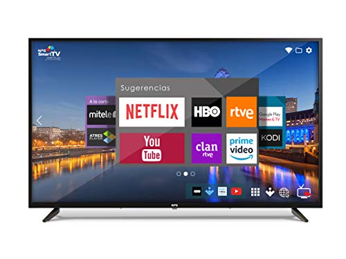 Téléviseur NPG LED 43″ Full HD, Smart TV Android, WiFi, Bluetooth, DVB-T2 H.265, PVR