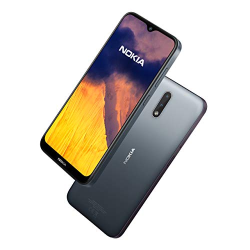 Nokia 2.3 Smartphone 6.2 inch Android 2 GB RAM 32 GB (Dual-SIM) UK – Charcoal Noir