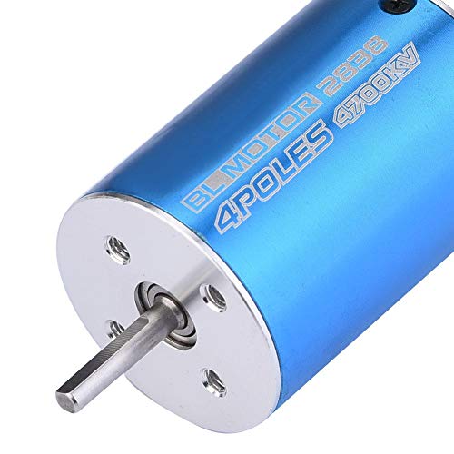 Moteur sans Brosse de Voiture RC, 4 Polonais Moteur Brushless 2838 4700KV / 6200KV Accessoire pour 1/12 1/14 Voiture RC…