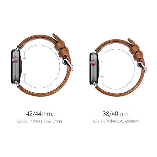 KADES Bracelet Compatible avec Apple Watch 40mm 38mm pour Homme Femme, Bande de Remplacement pour Bracelet Apple Watch…