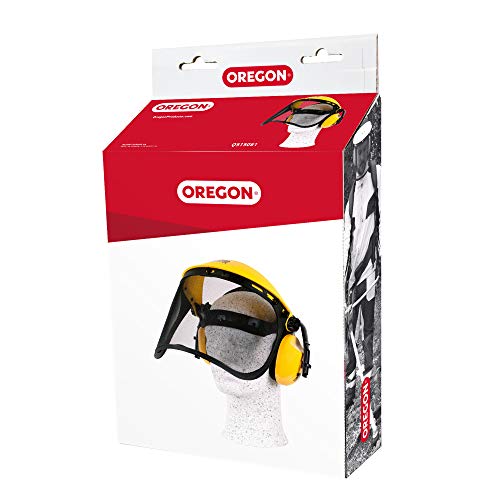 OREGON – Visière en Maille d’Acier & Protège-Oreilles Réglable, Protection du Visage, du Front et des Oreilles