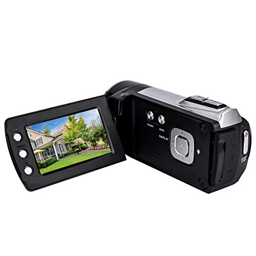 Vmotal HG8162 [Mise à Jour] 2,7K Caméscope numérique 1080P FHD / 2,7″ écran TFT LCD/caméscope Rotatif à 270 degrés Caméra pour Enfants/Adolescents/Élèves/Débutants/Les Personnes âgées Cadeau