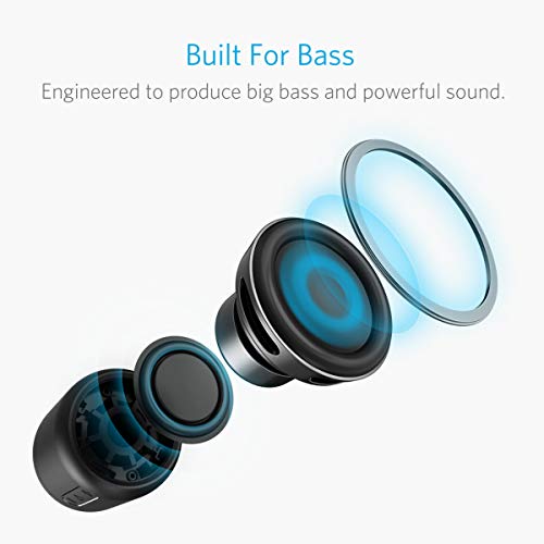 Anker SoundCore mini Enceinte Bluetooth Portable – Haut Parleur avec Autonomie de 15 Heures, Portée Bluetooth de 20…