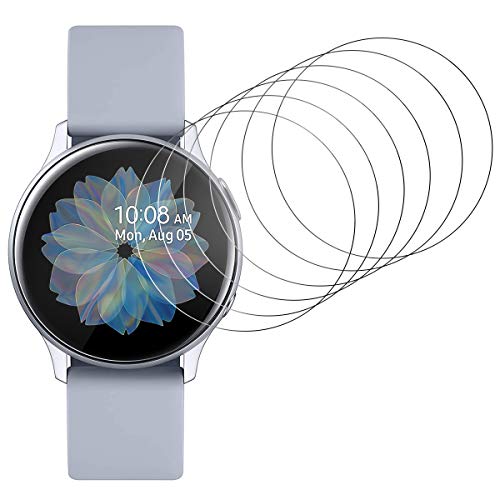 RSSYTZ [6 stück Protection écran pour Samsung Galaxy Watch Active 2 44mm, [Adsorption anhydre] [Film Flexible] [Soft HD…