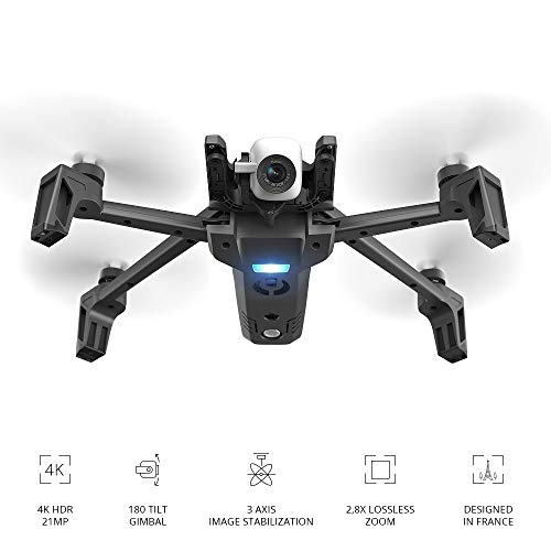 Parrot – Drone Anafi + Télécommande Skycontroller 3, Drone avec Pivot 4K HDR Pivotant à 180 Degrés, Zoom 2,8 Fois sans…