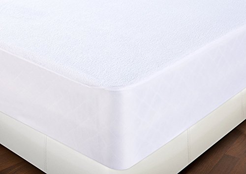 Utopia Bedding Imperméable Protège Matelas 160 x 200 x 30 cm, Premium Terry Housse De Matelas Éponge 200 g/m², Respirant…