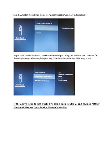 Cr Wireless Game Controller Rechargeable for Android Phone, Pad, TV, KODI TV Box, Amazon Fire Stick, Fire TV, Smartphone…