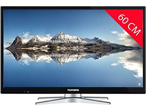 Téléviseur LED HDTV 60 cm Telefunken S24N01NC17 – TV LED 24 pouces – Enregistrement PVR (sur USB) – Prise casque – Son 2…