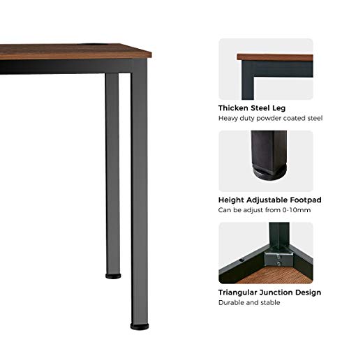 UMI Bureau d’ordinateur Bureau Informatique Petit Bois Moderne Simple Table Travail D’étude Bureau pour La Maison et Le…