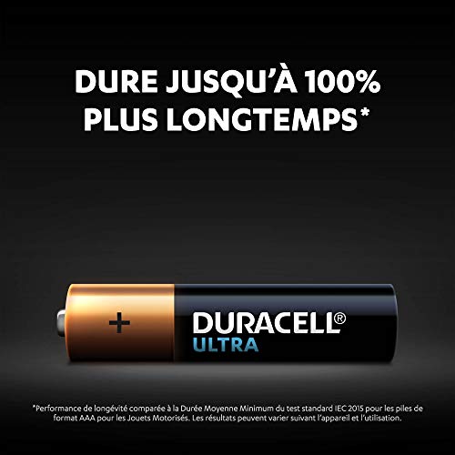 Duracell Ultra, lot de 12 piles alcalines Type AAA