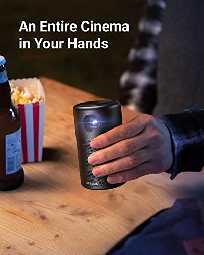 NEBULA Capsule par Anker,Le Pico Projecteur Wi-FI Intelligent Cinéma Portable 100 ANSI lumens, DLP,Enceinte 360 degrés…