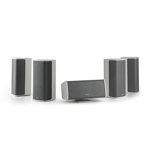 Numan Ambience Système 5.0 Enceinte Centrale – Quatre Enceintes Satellites avec système de Montage Mural intégré…