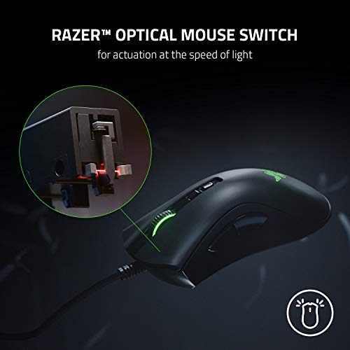 Razer DeathAdder V2 – Souris Gaming Ergonomie Optimale (Souris Gaming avec nouveau switches optique, Capteur optique 20…