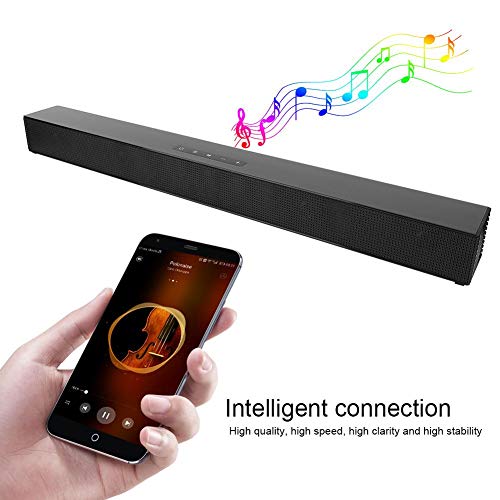 Garsentx TV Soundbar Sound System with Universal Remote Control, 40W High-Power Fiber HDMI Soundbar Bluetooth Speaker…