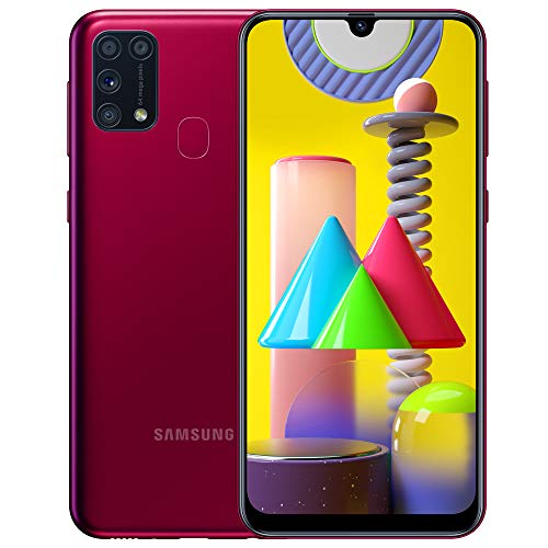 Samsung Galaxy M31 – Smartphone Portable débloqué 4G (Ecran 6,4 pouces – 64 Go – Double Nano-SIM – Android) – Rouge…