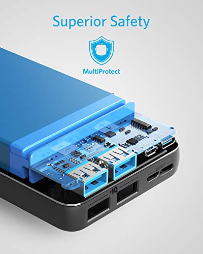 Anker PowerCore Essential 20000 – Batterie Externe 20000 mAh 2 Ports USB avec Technologie PowerIQ et USB-C(entrée…