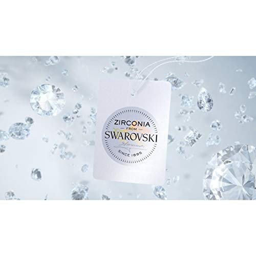 SILVEGO – FNJR085sw – Bague de Fiançailles – Argent 925/1000 – avec Swarovski® Zirconia