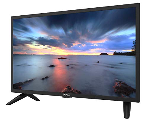 HKC 24F1D TV 24 Pouces (Téléviseur 60 cm), Dolby Audio, Triple Tuner DVB-C/T2/S2, CI+, Connexion PC VGA, HDMI, USB, Mode…