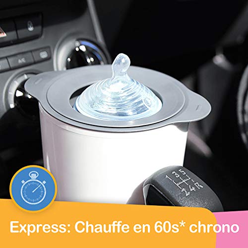 Tigex Chauffe-Biberon Maison/Voiture Express, Chauffe en 60 Secondes
