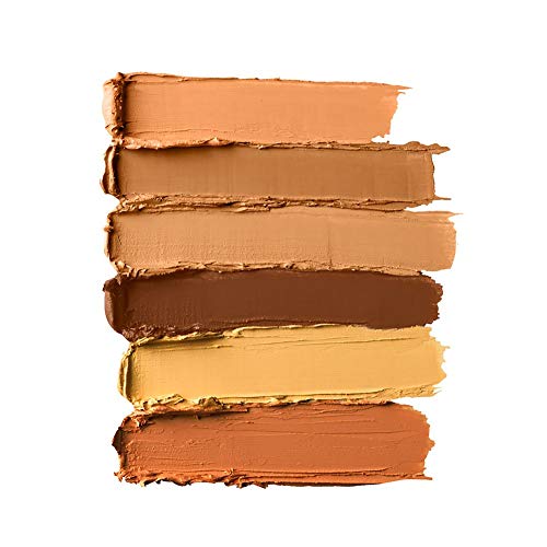NYX Professional Makeup Palette 3C Correctrice, Anti-cernes et Contour, Texture Crémeuse, Teinte : Deep