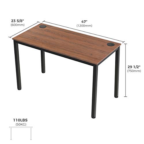 UMI Bureau d’ordinateur Bureau Informatique Petit Bois Moderne Simple Table Travail D’étude Bureau pour La Maison et Le…