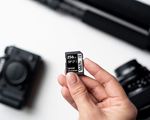 Lexar Professional 1667x Carte SD 64 Go, Carte Memoire SDXC UHS-II, Jusqu’à 250 Mo/s en lecture, pour photographe…