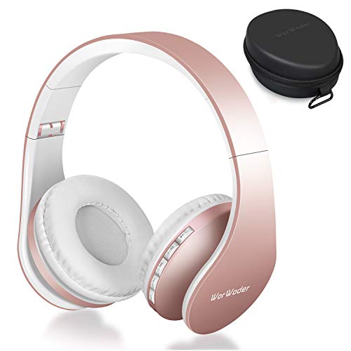 Casque Bluetooth sans Fil, Wireless Headphones Stéréo on Ear Pliable Casque 4 en 1 avec Micro Support FM Radio TF SD…