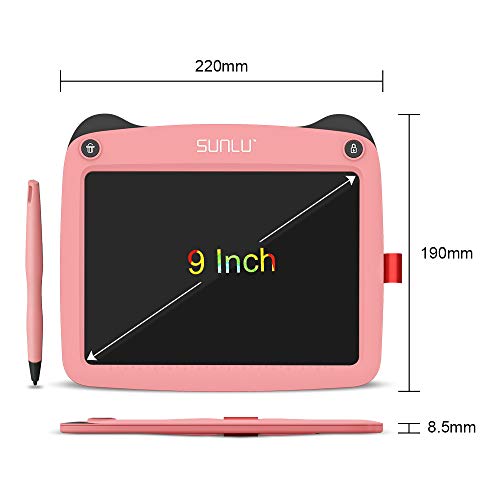 LCD Writing Tablet, 11 inch Electronic Writing and Drawing Board, Erasable Reusable Doodle Pad Tablet for Kids and…