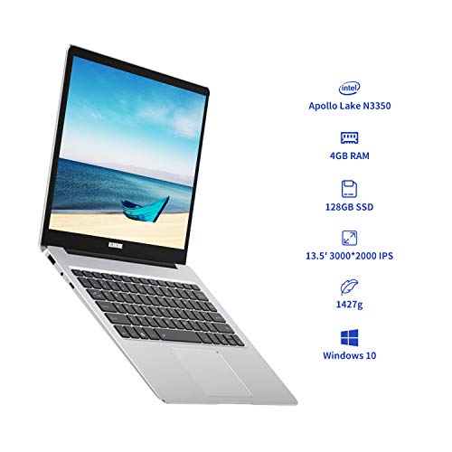 ALLDOCUBE VBook Ordinateur Portable, Laptop 13,5 Pouces, Écran IPS 3000×2000, Intel Apollo Lake N3350, 8 Go de RAM SSD…