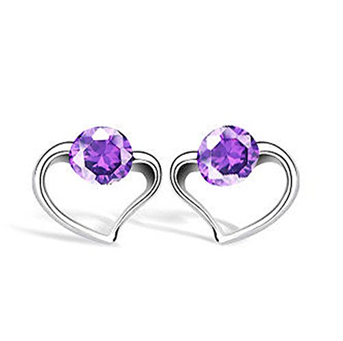 Boucles d’oreilles clous en argent sterling 925 oxyde de zirconium