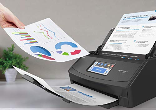 ScanSnap iX1500 Version Noire – Scanner de Documents – Recto Verso, A4, Wi-FI, sans Fil